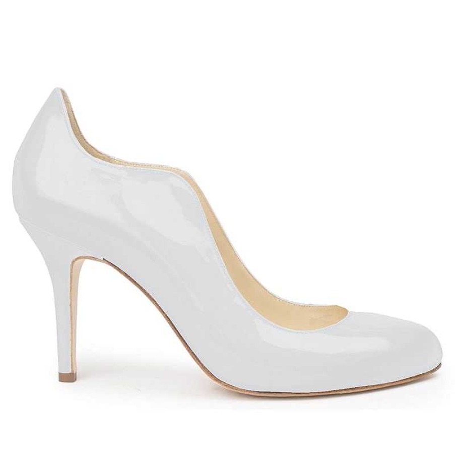 Chamberlan White Bagatelle Pumps From Dunes | Marriage