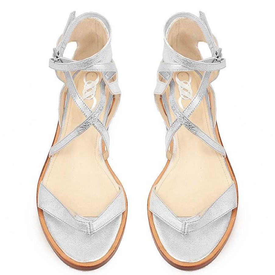 Chamberlan Gaia Silver Sandals | Marriage