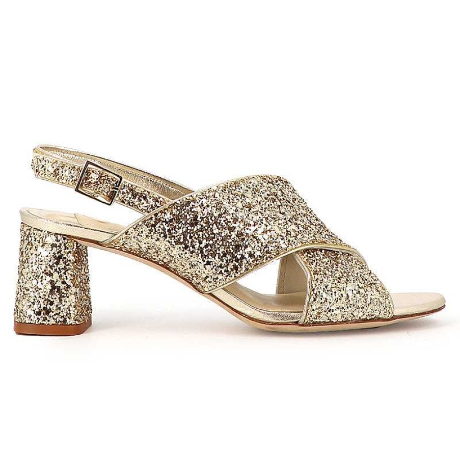 Chamberlan Tres Beau Rivage Champagne Sandals | Shoes