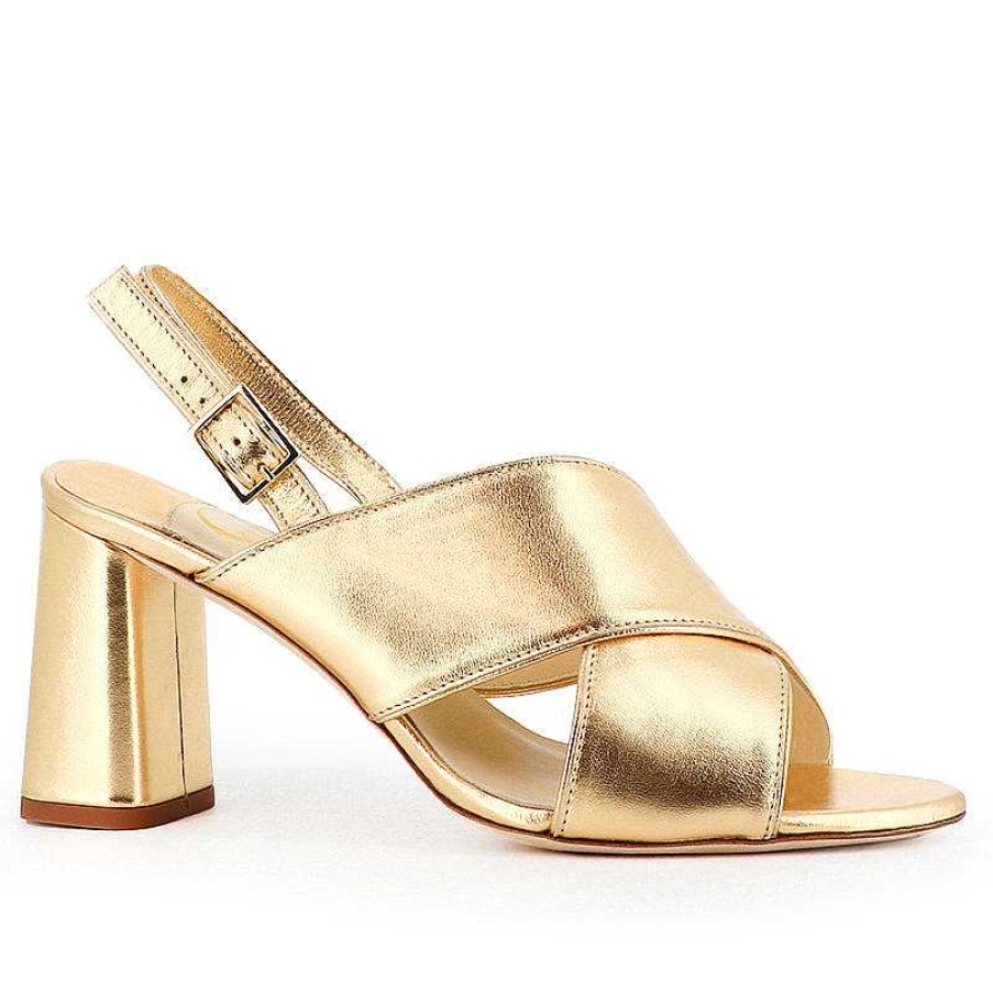 Chamberlan Tres Beau Rivage Sandals Yellow Gold | Marriage