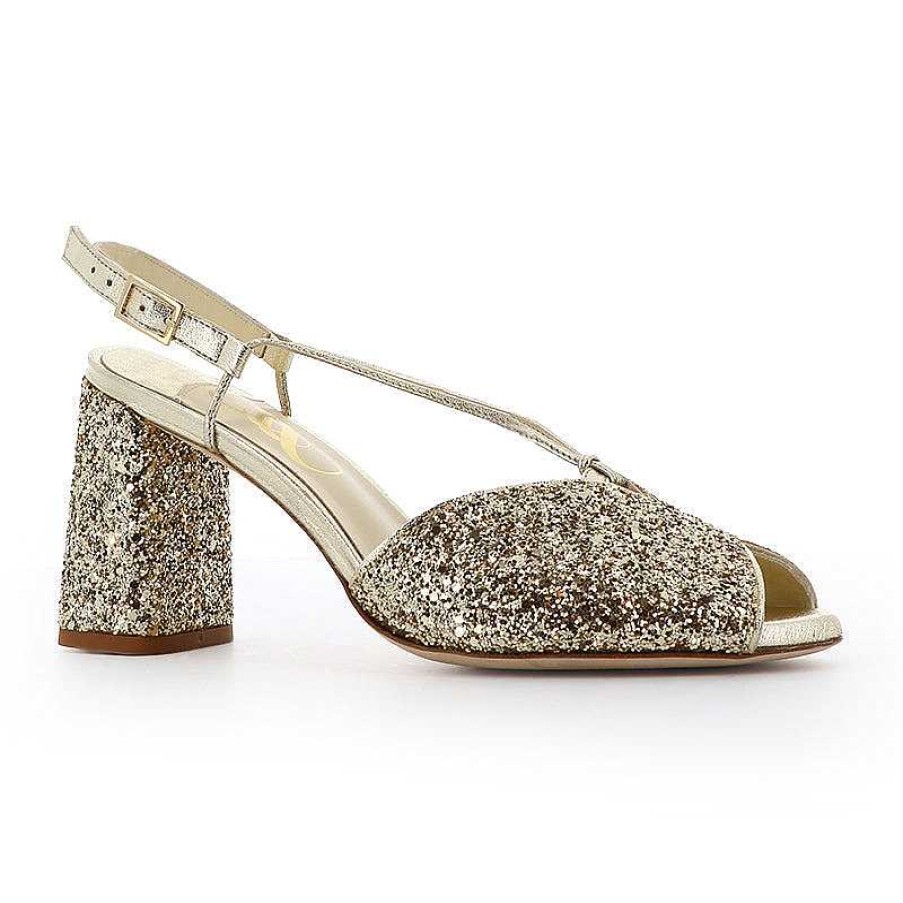 Chamberlan Eleonore Champagne Sandals | Shoes