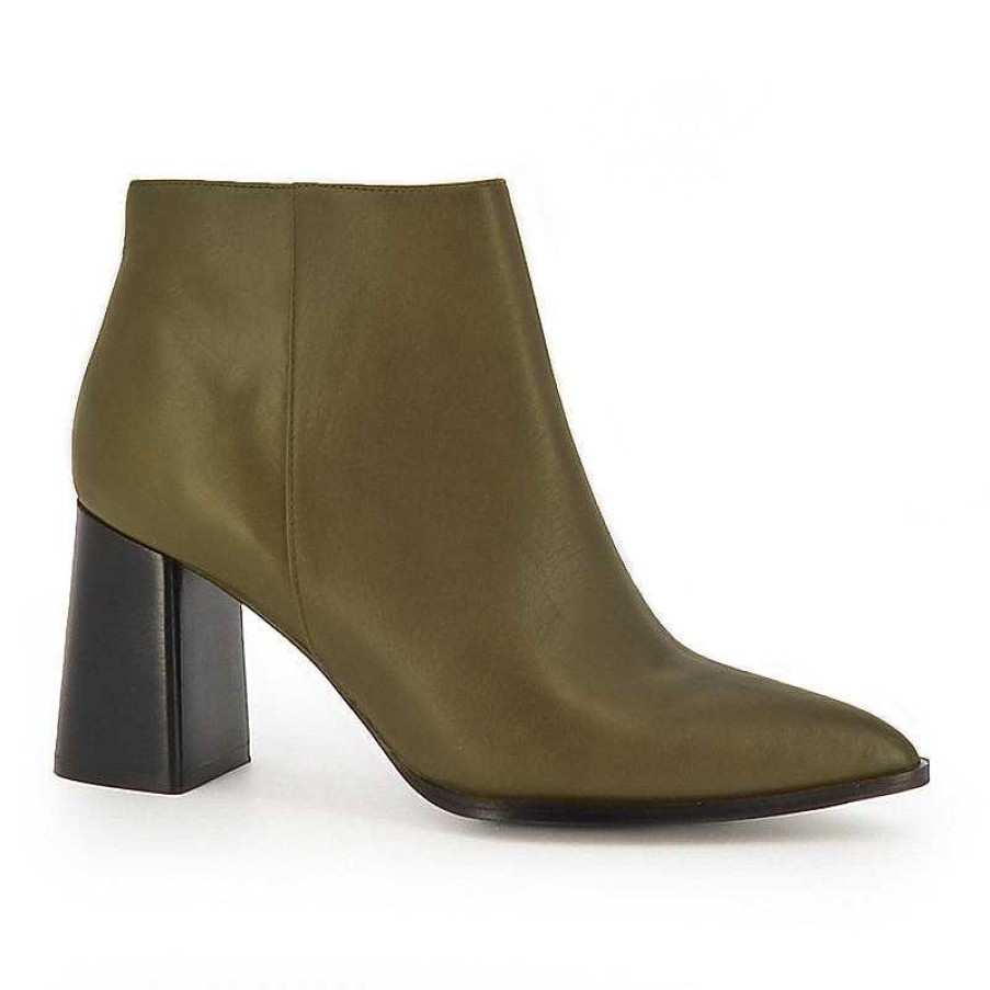 Chamberlan Alma Olive Ankle Boots | Shoes