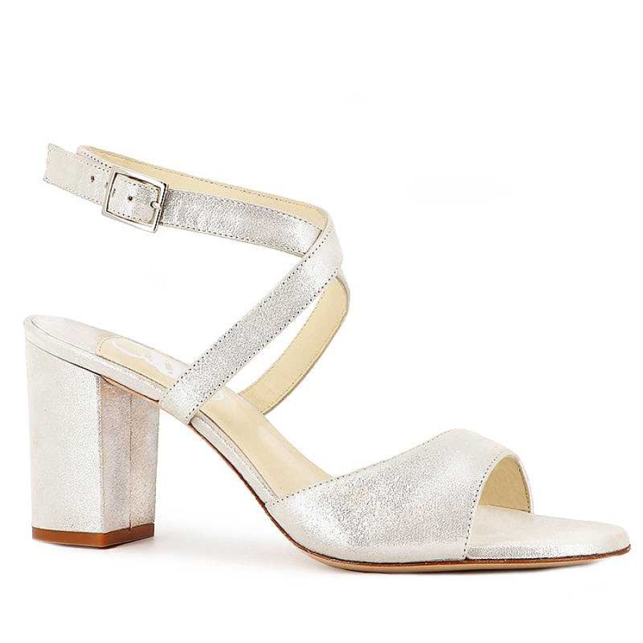 Chamberlan White Pompidou Sandals From Dunes | Shoes