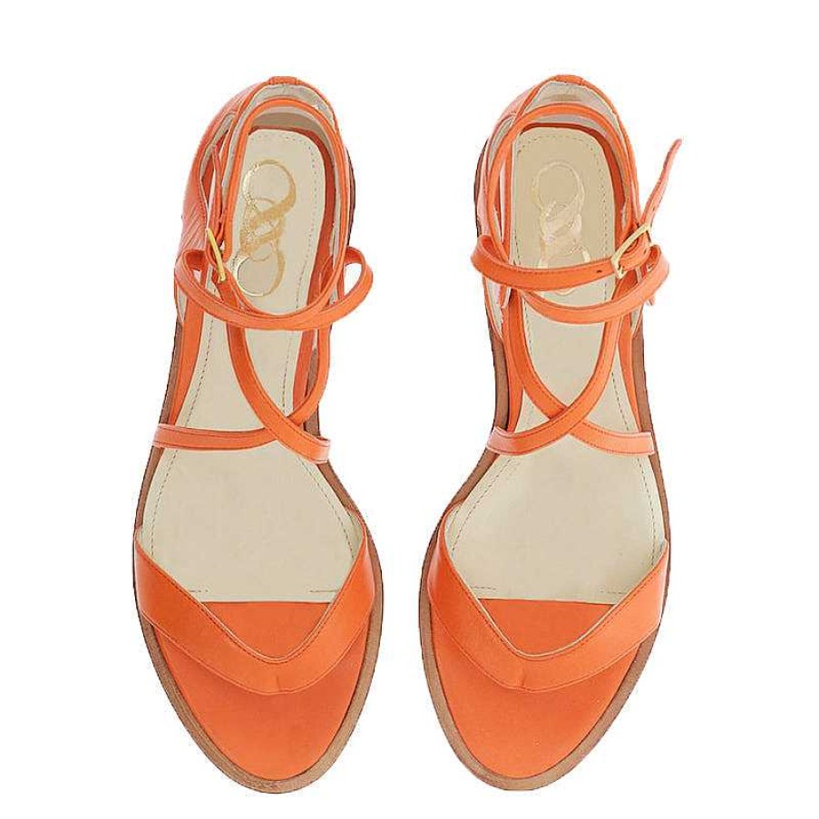 Chamberlan Gaia Orange Sandals | Shoes