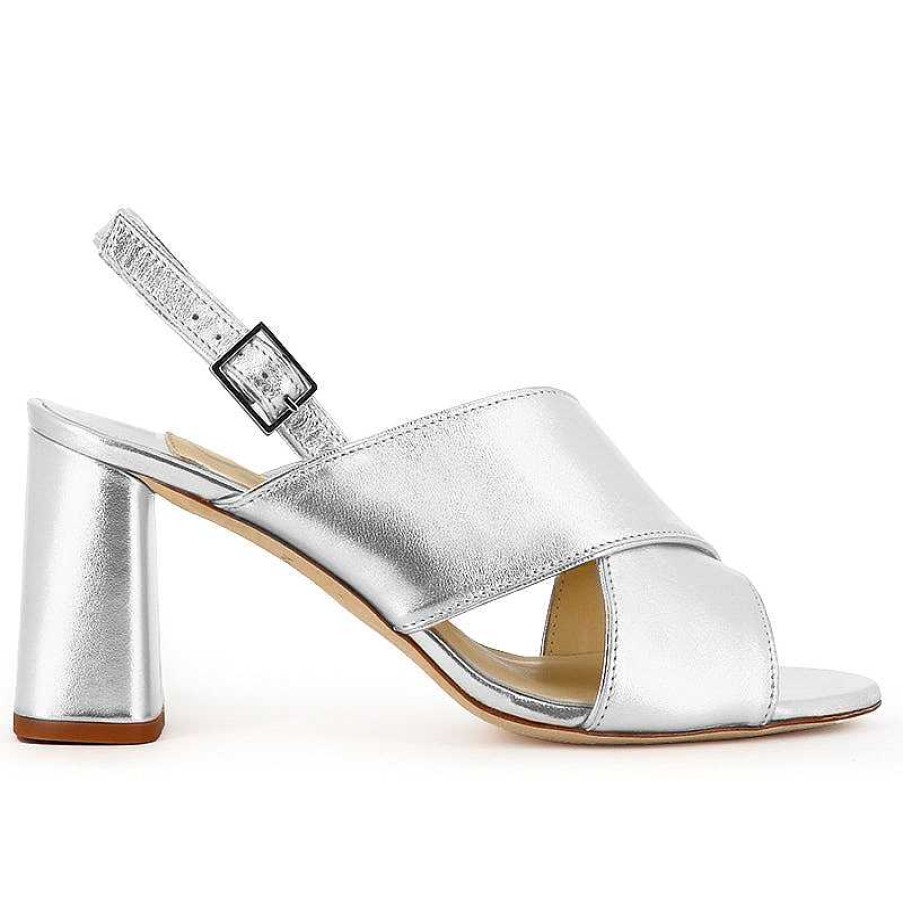 Chamberlan Tres Beau Rivage Silver Sandals | Marriage