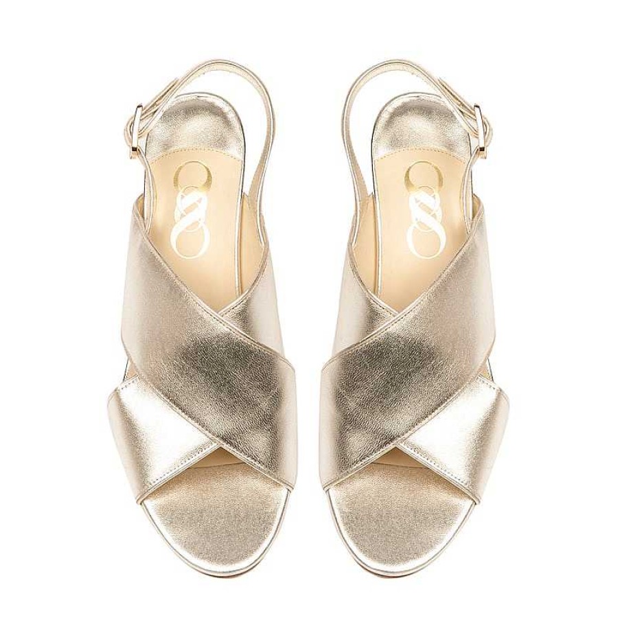 Chamberlan Tres Beau Rivage Champagne Sandals | Shoes