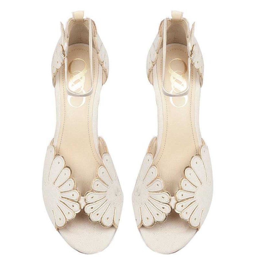 Chamberlan Cabourg White Sandals From Dunes | Marriage