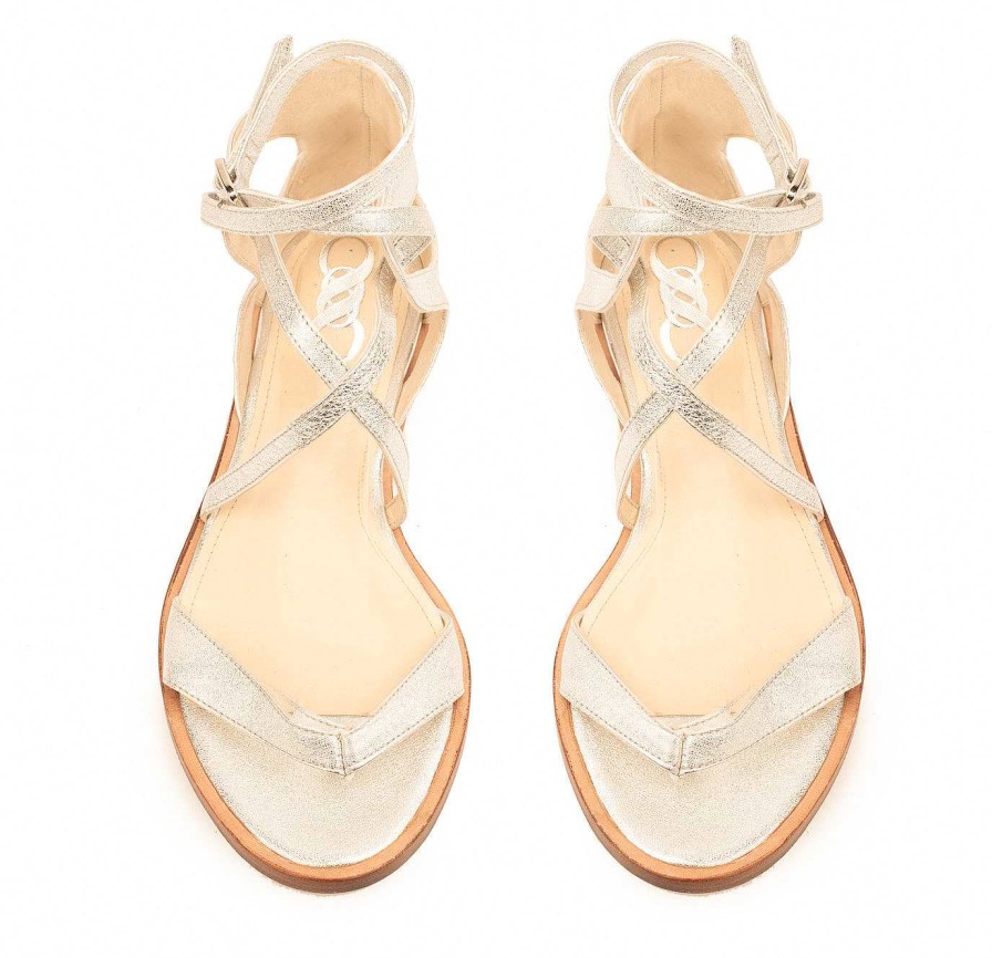 Chamberlan Gaia Champagne Sandals | Marriage