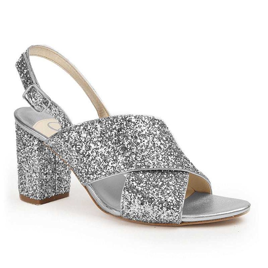 Chamberlan Tres Beau Rivage Silver Sandals | Marriage