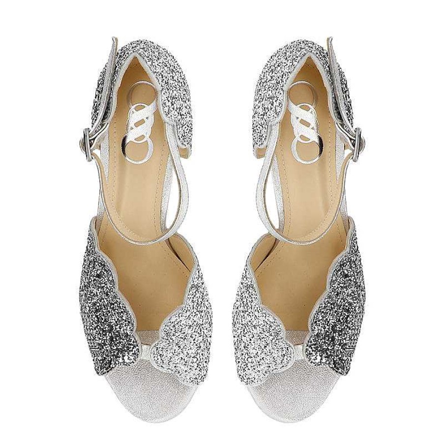 Chamberlan Miss Palmyre Silver Sandals | Marriage