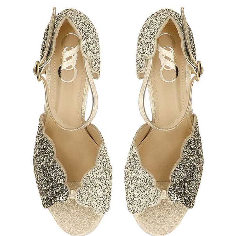 Chamberlan Miss Palmyre Champagne Sandals | Marriage