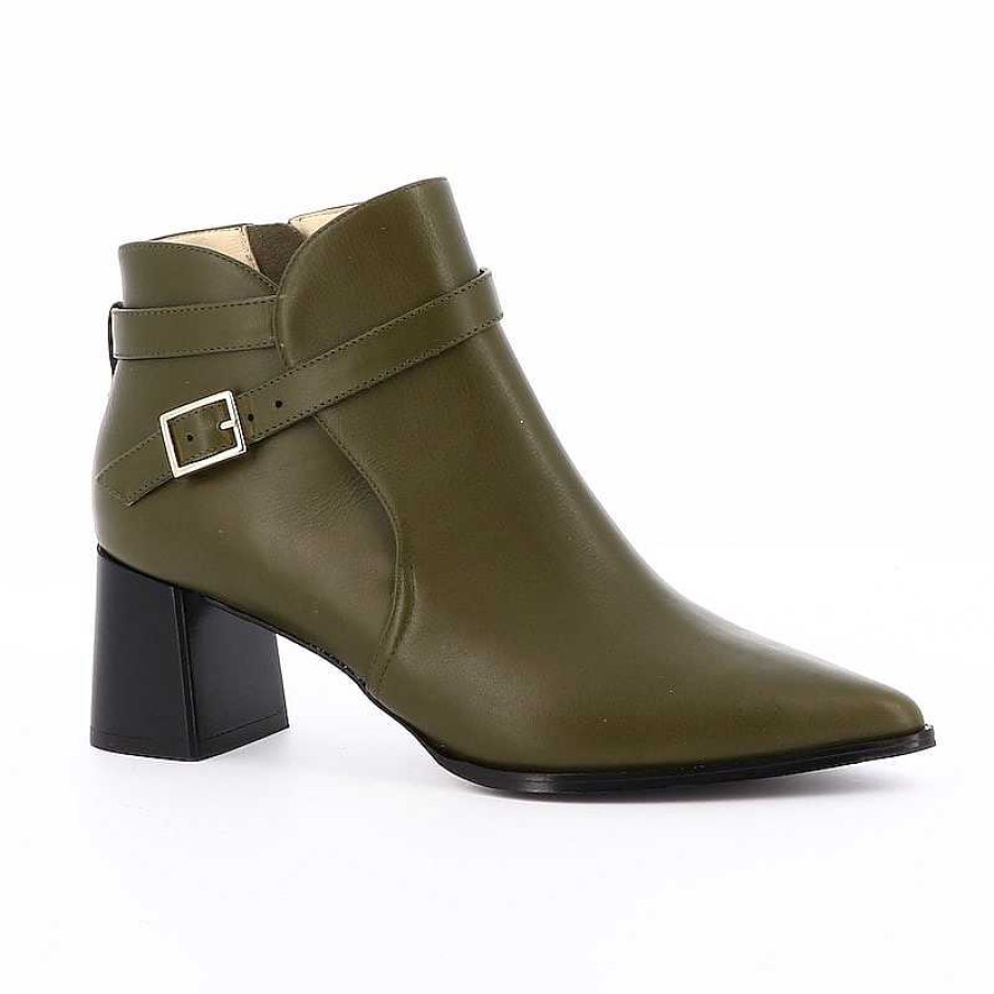 Chamberlan Marceau Olive Ankle Boots | Shoes