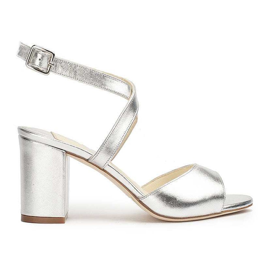 Chamberlan Pompidou Silver Sandals | Marriage