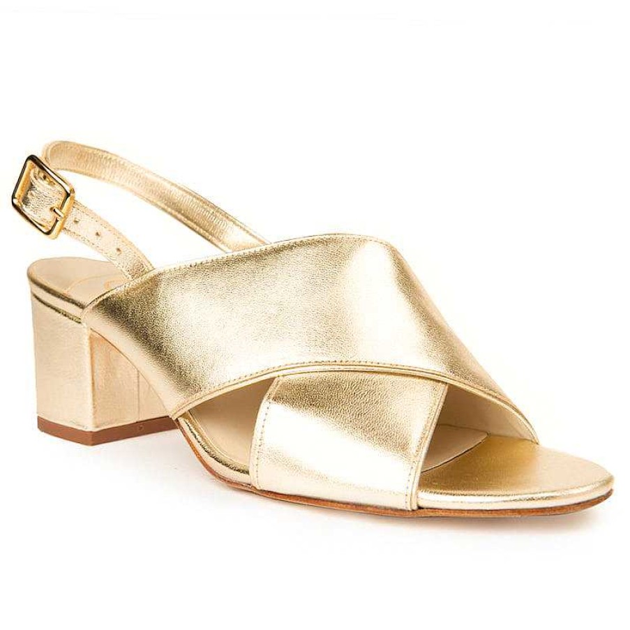 Chamberlan Tres Beau Rivage Sandals Yellow Gold | Marriage