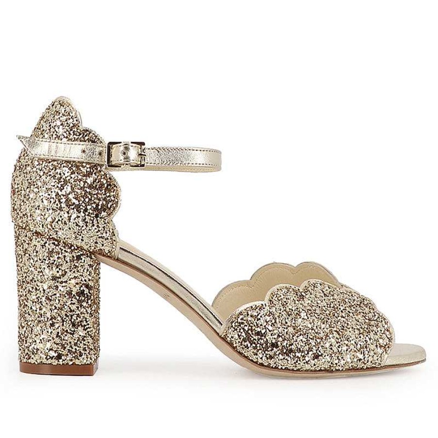 Chamberlan Miss Palmyre Champagne Sandals | Shoes