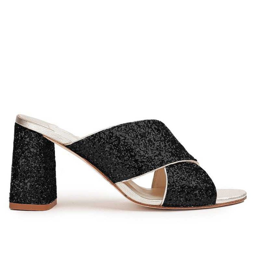 Chamberlan Beau Rivage Mules Black C'Est Noir | Shoes