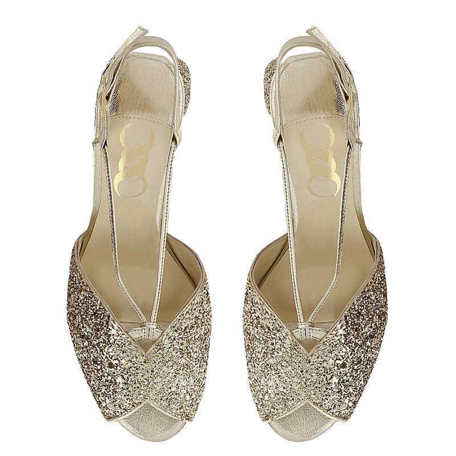 Chamberlan Eleonore Champagne Sandals | Marriage