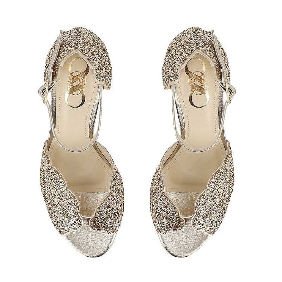 Chamberlan Miss Palmyre Champagne Sandals | Marriage