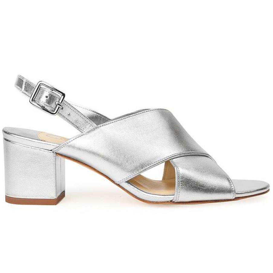 Chamberlan Tres Beau Rivage Silver Sandals | Marriage