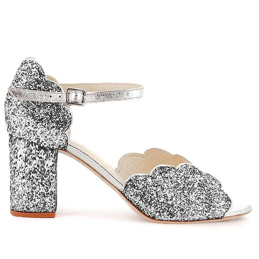 Chamberlan Miss Palmyre Silver Sandals | Marriage