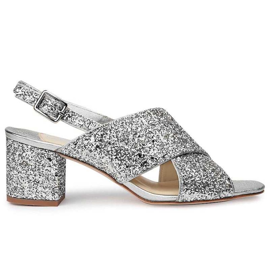 Chamberlan Tres Beau Rivage Silver Sandals | Shoes