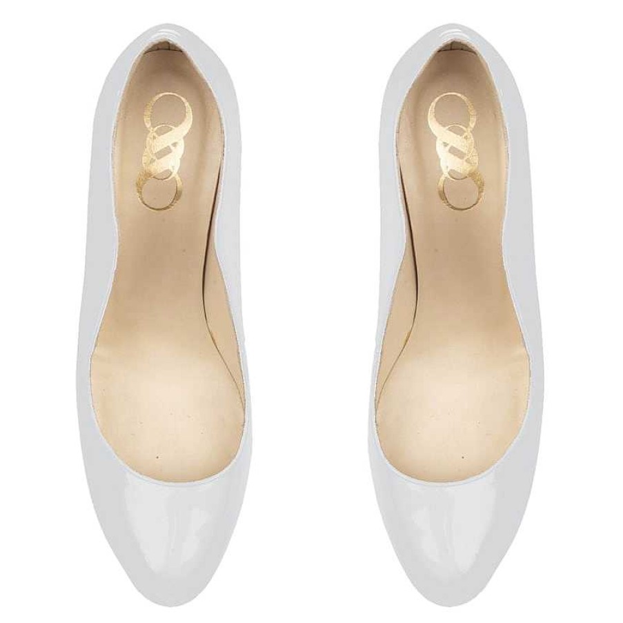 Chamberlan White Bagatelle Pumps From Dunes | Marriage