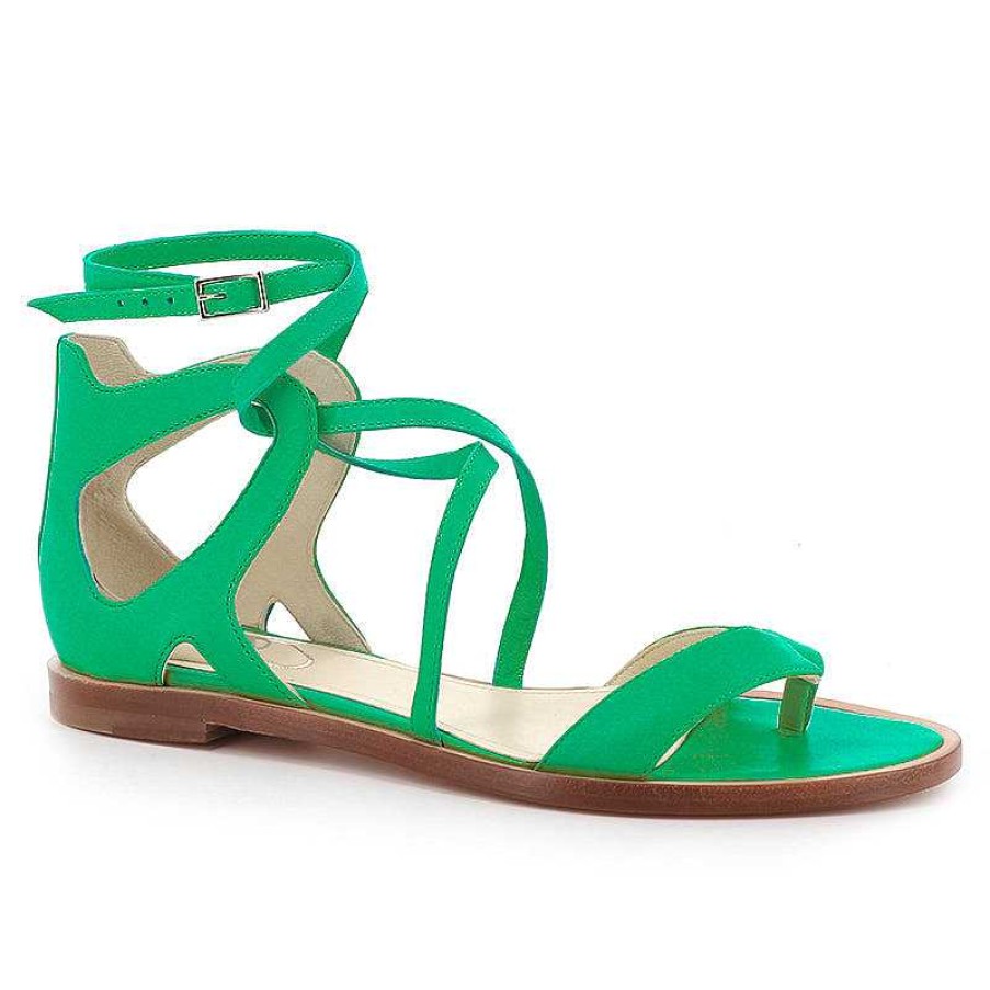 Chamberlan Gaia Emerald Sandals | Shoes