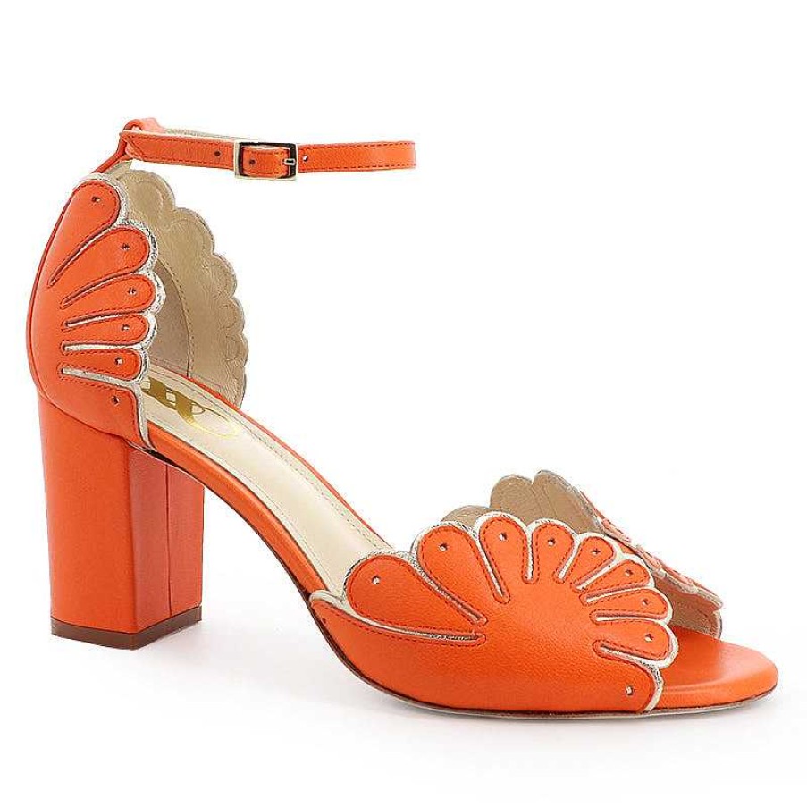 Chamberlan Cabourg Orange Sandals | Shoes