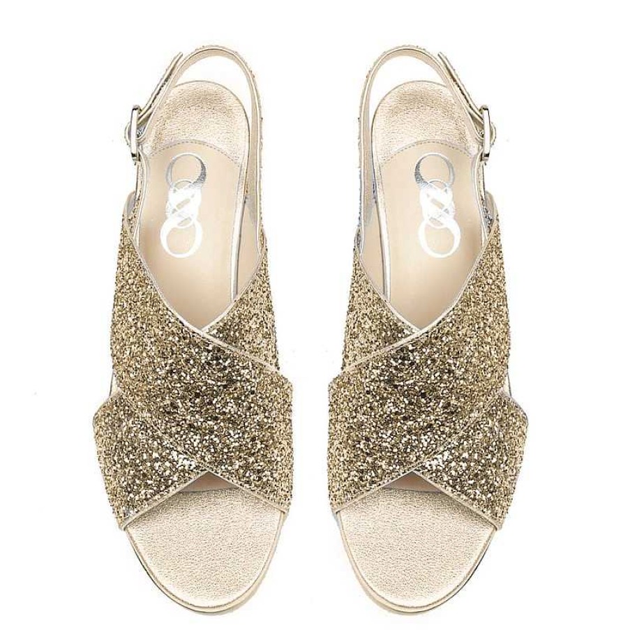 Chamberlan Tres Beau Rivage Champagne Sandals | Shoes