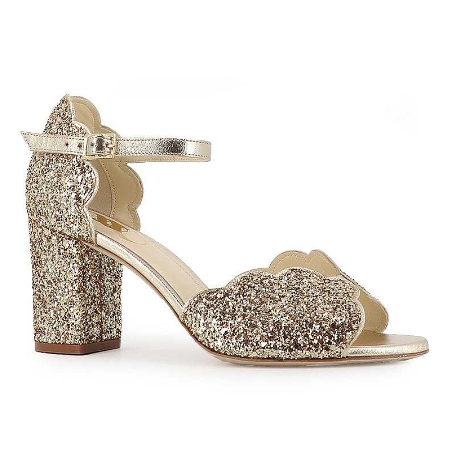 Chamberlan Miss Palmyre Champagne Sandals | Shoes