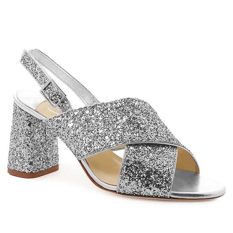 Chamberlan Tres Beau Rivage Silver Sandals | Marriage