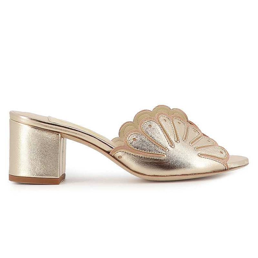 Chamberlan Cabourg Champagne Mules | Shoes