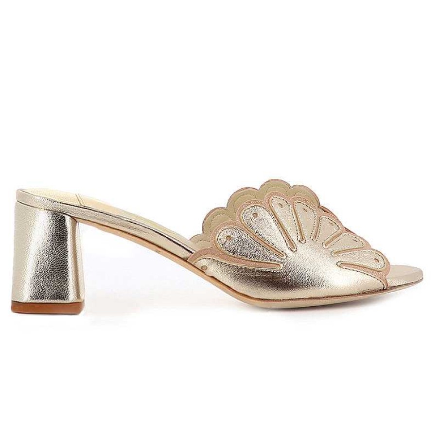 Chamberlan Cabourg Champagne Mules | Marriage