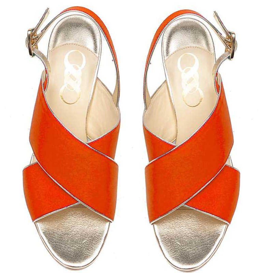 Chamberlan Tres Beau Rivage Orange Sandals | Shoes