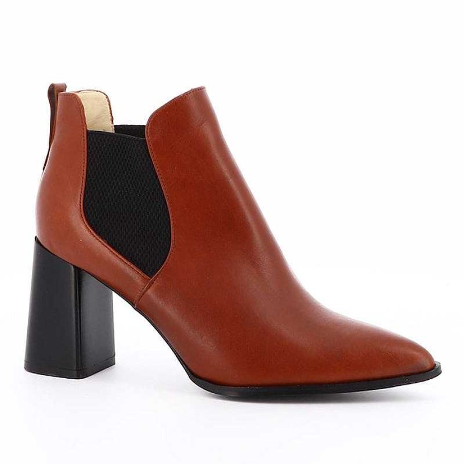 Chamberlan Dumas Cognac Ankle Boots | Shoes