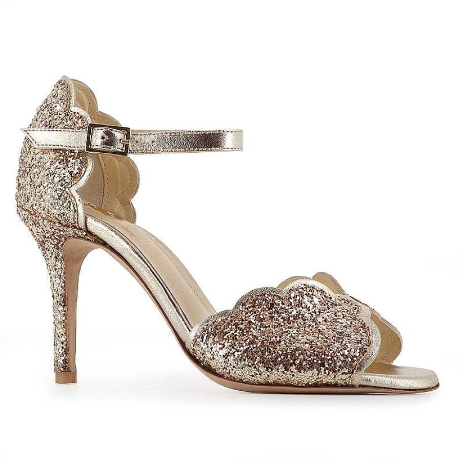 Chamberlan Miss Palmyre Champagne Sandals | Marriage