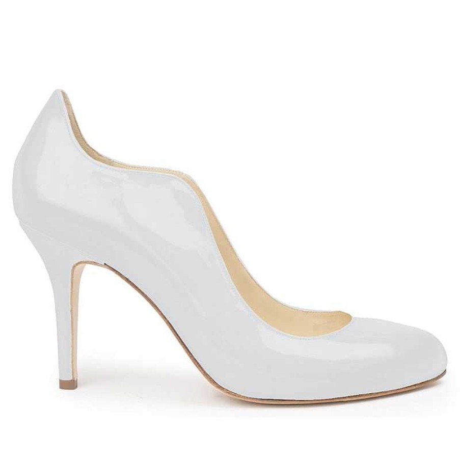 Chamberlan White Bagatelle Pumps From Dunes | Shoes