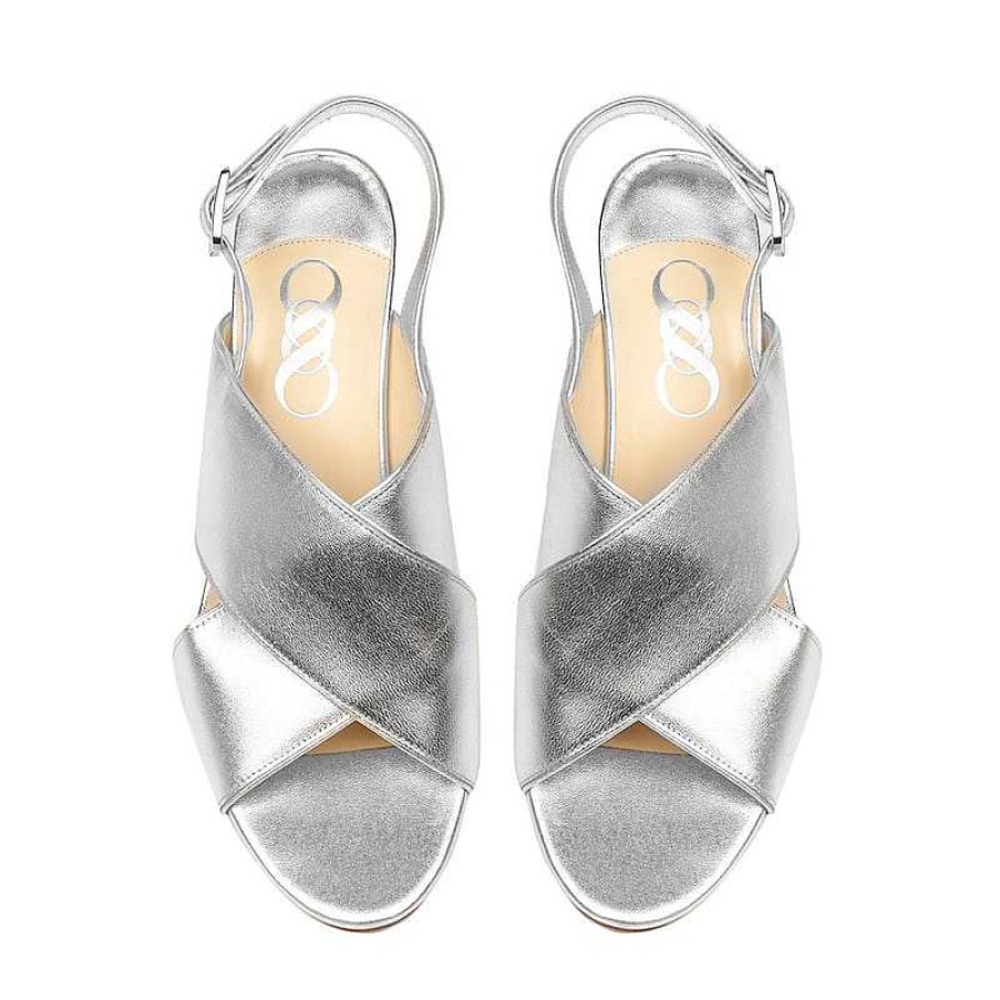 Chamberlan Tres Beau Rivage Silver Sandals | Marriage