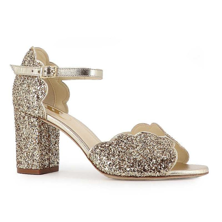 Chamberlan Miss Palmyre Champagne Sandals | Marriage