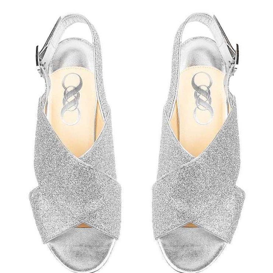 Chamberlan Tres Beau Rivage Silver Sandals | Marriage