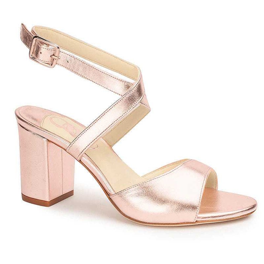 Chamberlan Pompidou Rose Gold Sandals | Shoes