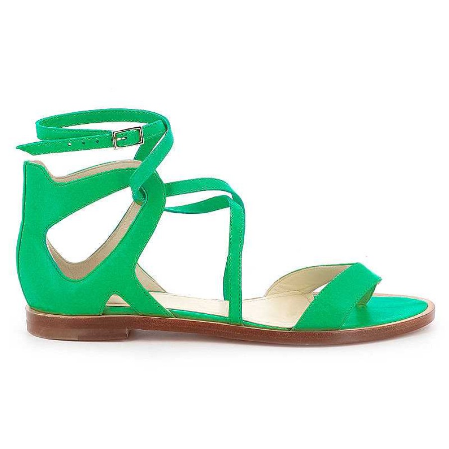 Chamberlan Gaia Emerald Sandals | Shoes