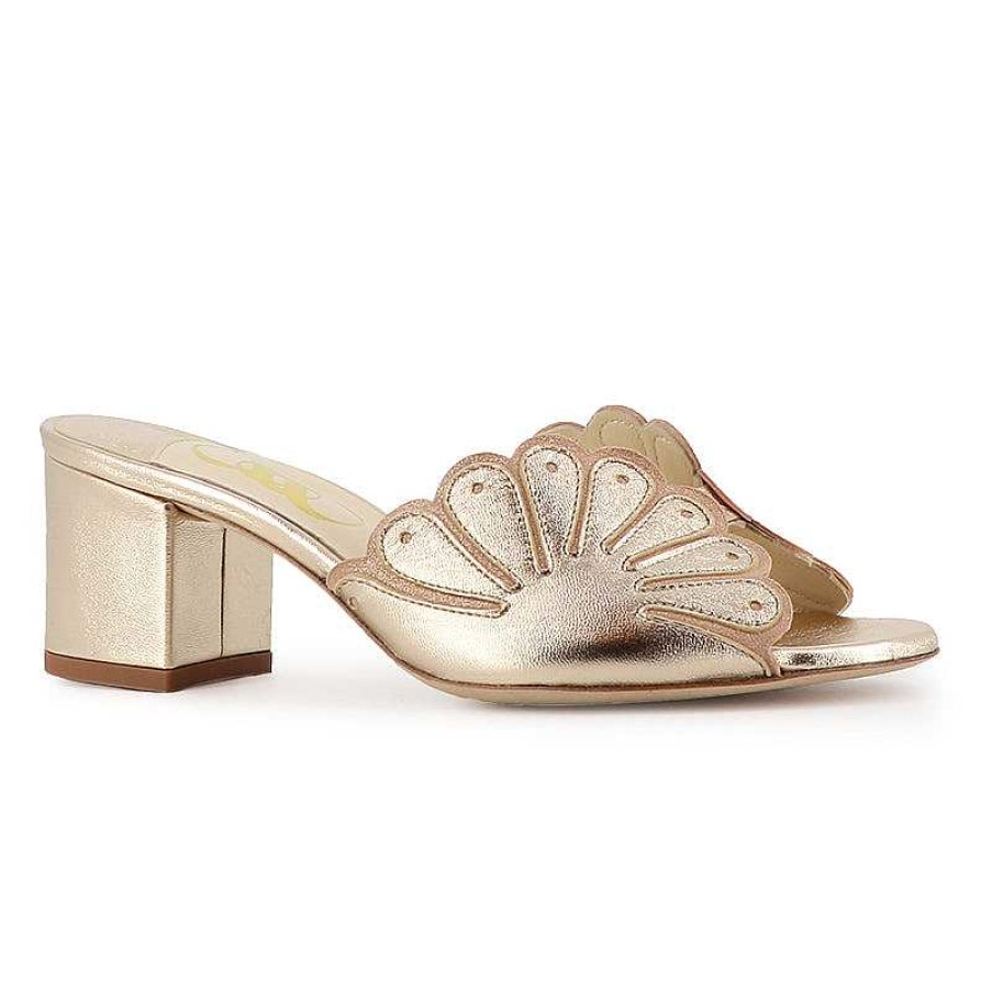 Chamberlan Cabourg Champagne Mules | Shoes