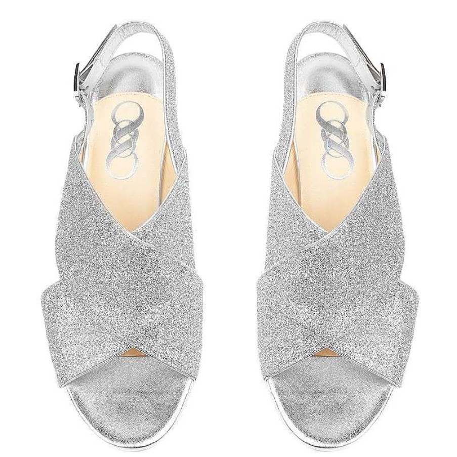 Chamberlan Tres Beau Rivage Silver Sandals | Marriage