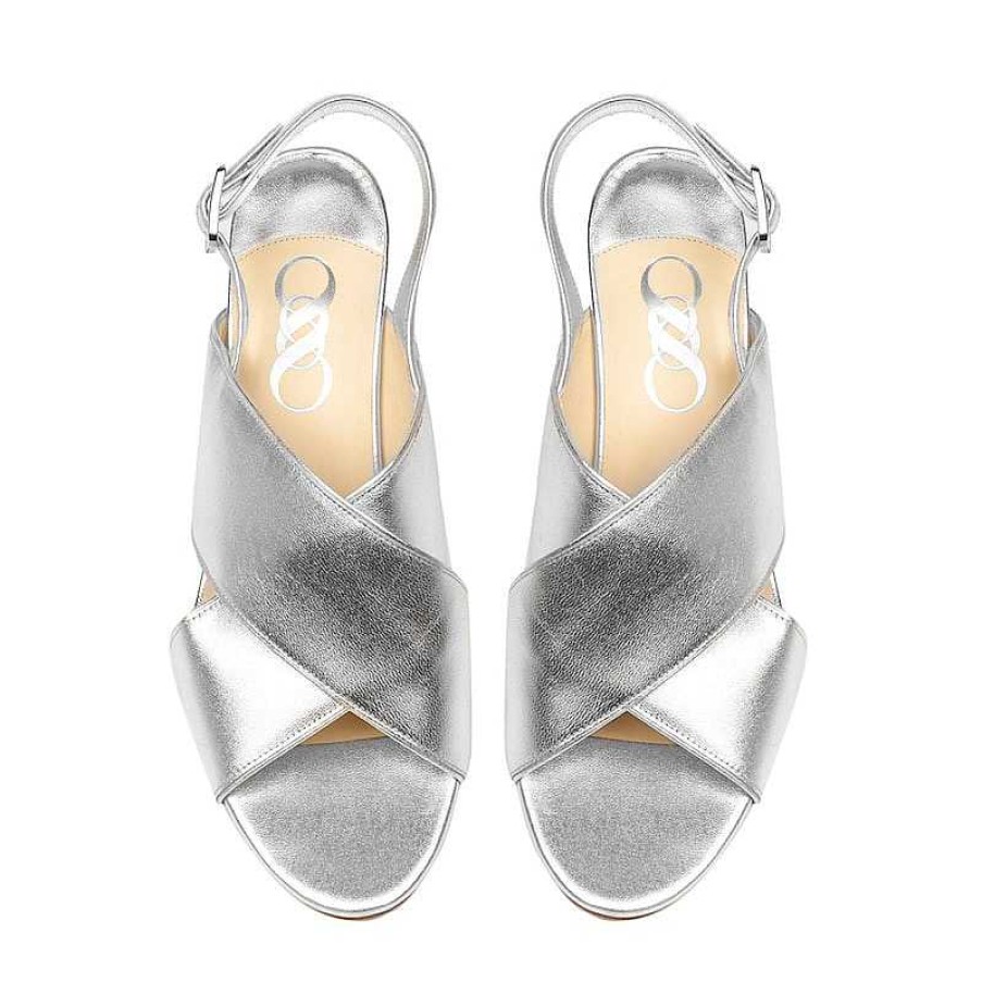 Chamberlan Tres Beau Rivage Silver Sandals | Marriage