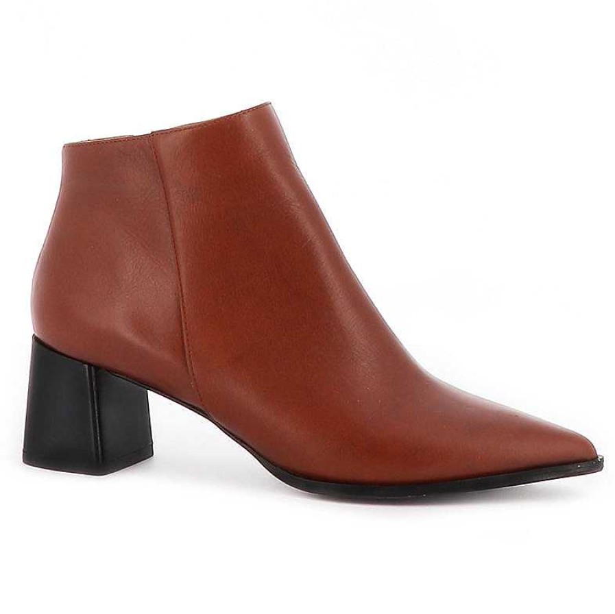 Chamberlan Alma Cognac Ankle Boots | Shoes