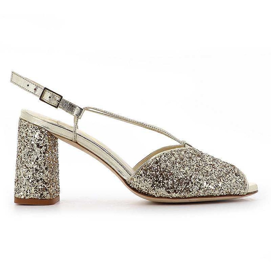 Chamberlan Eleonore Champagne Sandals | Marriage