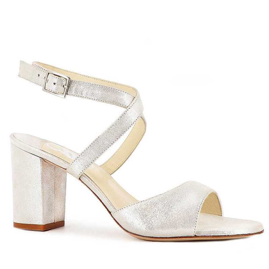 Chamberlan White Pompidou Sandals From Dunes | Marriage