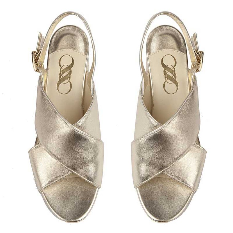 Chamberlan Tres Beau Rivage Champagne Sandals | Shoes