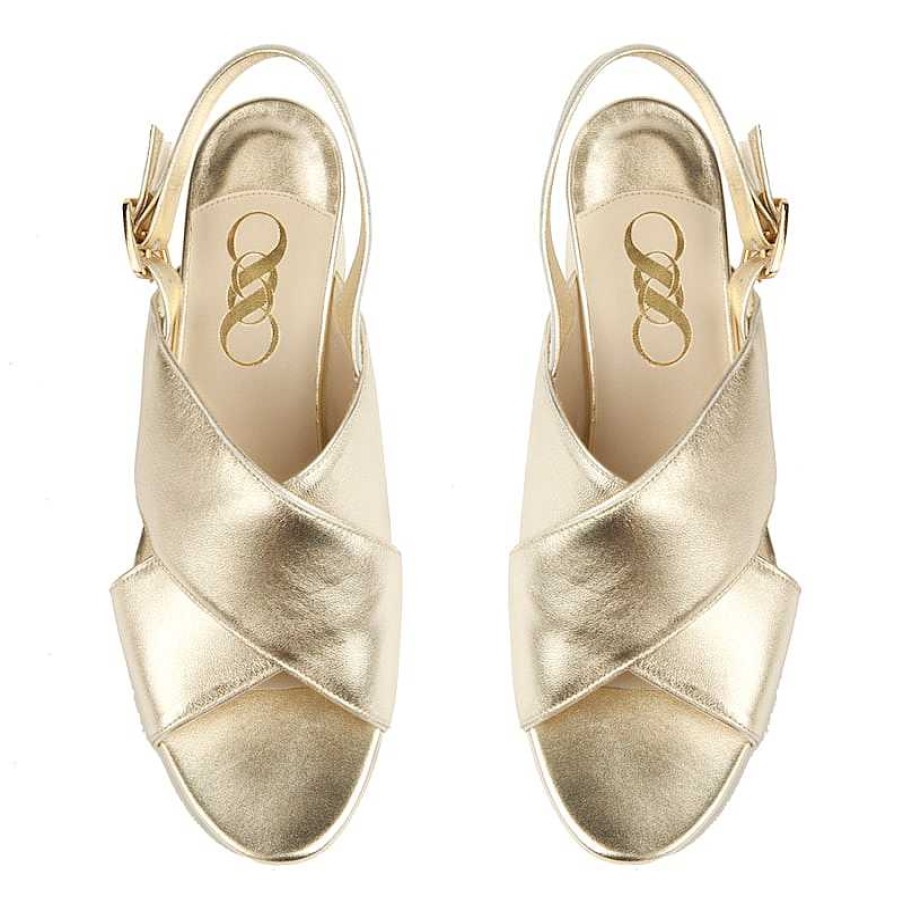 Chamberlan Tres Beau Rivage Champagne Sandals | Shoes